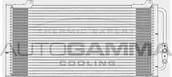 Autogamma 101846 - Condenser, air conditioning car-mod.net