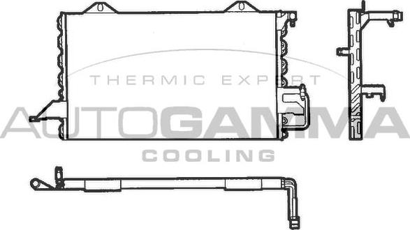 Autogamma 101831 - Condenser, air conditioning car-mod.net