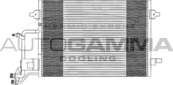 Autogamma 101833 - Condenser, air conditioning car-mod.net