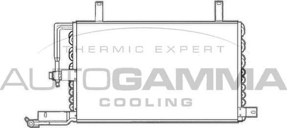 Autogamma 101749 - Condenser, air conditioning car-mod.net