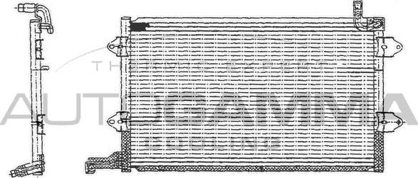 Autogamma 101719 - Condenser, air conditioning car-mod.net