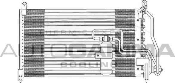 Autogamma 101715 - Condenser, air conditioning car-mod.net
