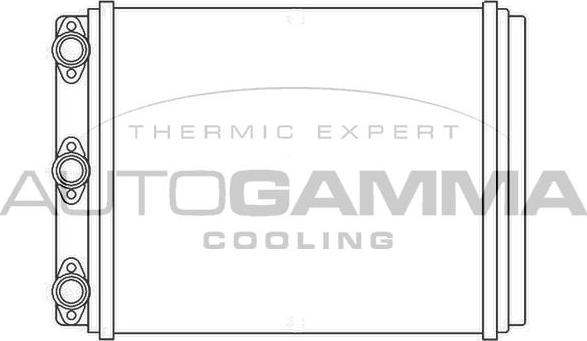 Autogamma 103446 - Heat Exchanger, interior heating car-mod.net