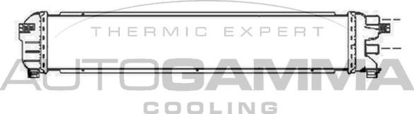 Autogamma 103456 - Radiator, engine cooling car-mod.net
