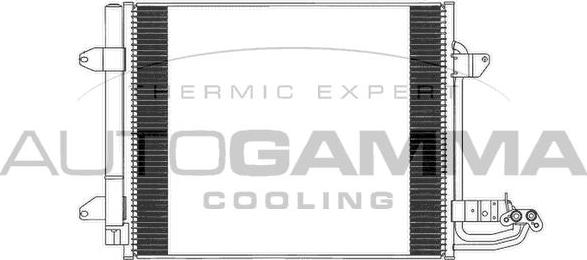 Autogamma 103540 - Condenser, air conditioning car-mod.net