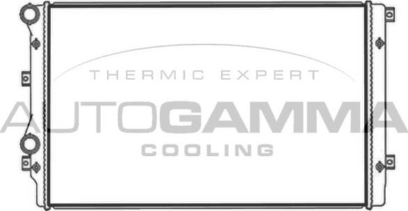 Autogamma 103565 - Radiator, engine cooling car-mod.net