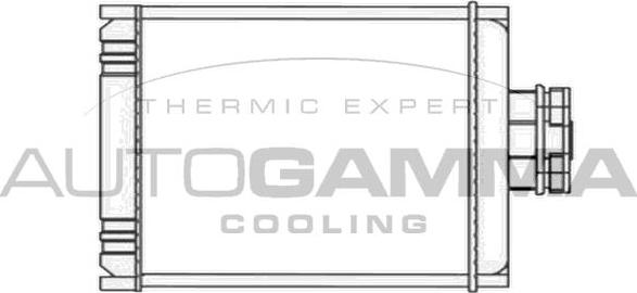 Autogamma 103529 - Heat Exchanger, interior heating car-mod.net