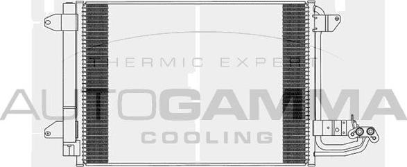 Autogamma 103615 - Condenser, air conditioning car-mod.net