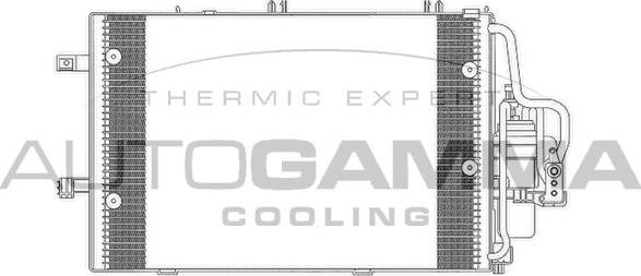 Autogamma 103624 - Condenser, air conditioning car-mod.net