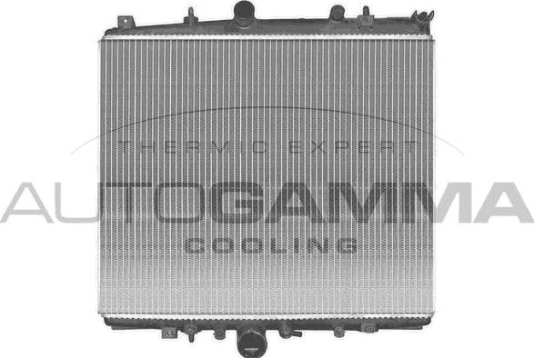 Autogamma 103167 - Radiator, engine cooling car-mod.net