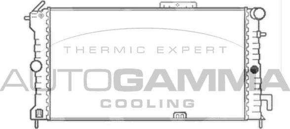 Autogamma 103184 - Radiator, engine cooling car-mod.net