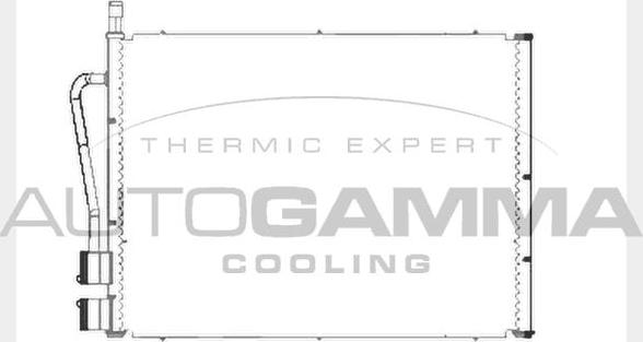 Autogamma 103132 - Condenser, air conditioning car-mod.net