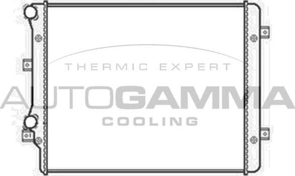 Autogamma 103846 - Radiator, engine cooling car-mod.net