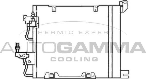 Autogamma 103831 - Condenser, air conditioning car-mod.net