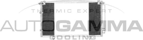 Autogamma 103317 - Condenser, air conditioning car-mod.net