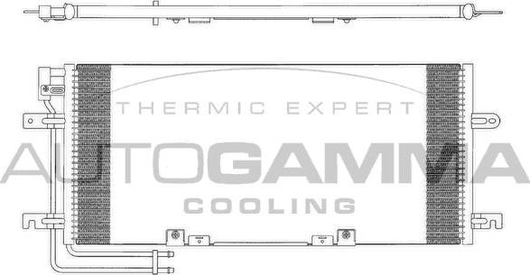 Autogamma 103322 - Condenser, air conditioning car-mod.net