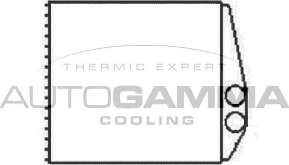Autogamma 103240 - Heat Exchanger, interior heating car-mod.net