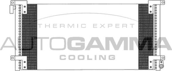Autogamma 103253 - Condenser, air conditioning car-mod.net