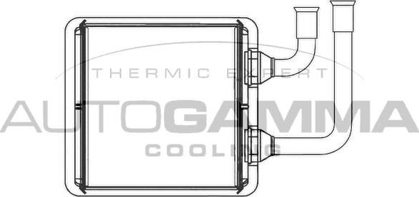Autogamma 103722 - Heat Exchanger, interior heating car-mod.net