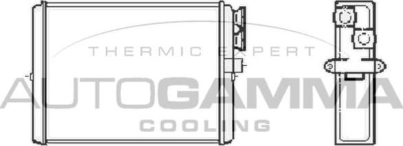 Autogamma 102552 - Heat Exchanger, interior heating car-mod.net
