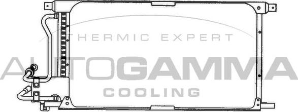 Autogamma 102657 - Condenser, air conditioning car-mod.net