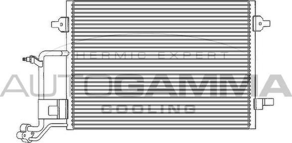 Autogamma 102602 - Condenser, air conditioning car-mod.net