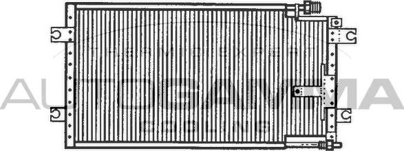 Autogamma 102680 - Condenser, air conditioning car-mod.net