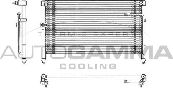 Autogamma 102675 - Condenser, air conditioning car-mod.net