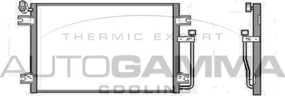 Autogamma 102796 - Condenser, air conditioning car-mod.net