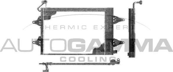Autogamma 102783 - Condenser, air conditioning car-mod.net