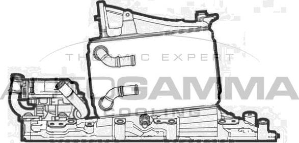 Autogamma 107914 - Intercooler, charger car-mod.net