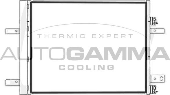 Autogamma 107675 - Condenser, air conditioning car-mod.net