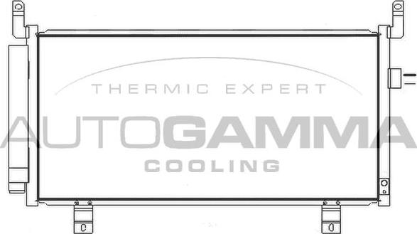 Autogamma 107379 - Condenser, air conditioning car-mod.net