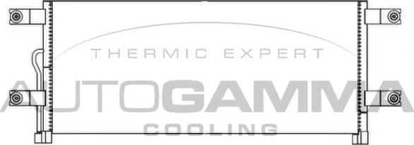 Autogamma 107377 - Condenser, air conditioning car-mod.net