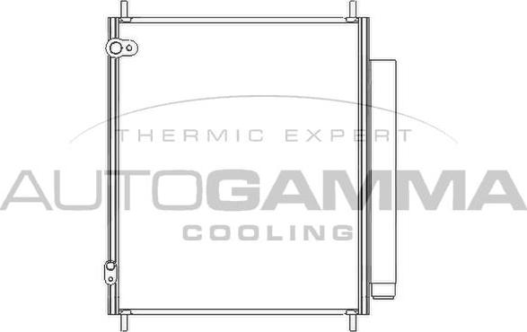 Autogamma 107294 - Condenser, air conditioning car-mod.net