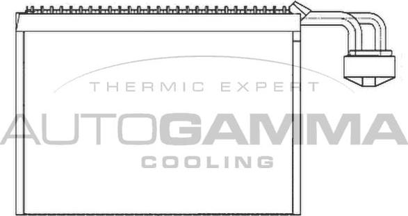 Autogamma 112082 - Evaporator, air conditioning car-mod.net