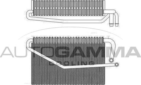 Autogamma 112166 - Evaporator, air conditioning car-mod.net