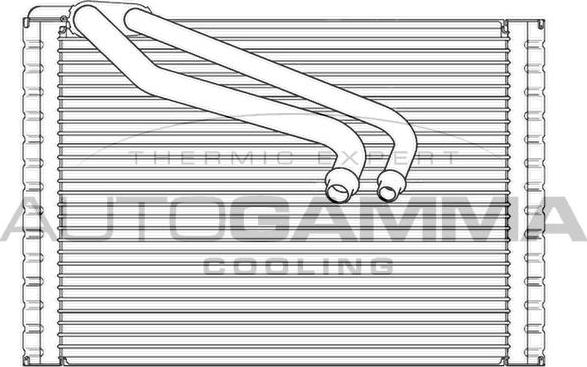 Autogamma 112241 - Evaporator, air conditioning car-mod.net