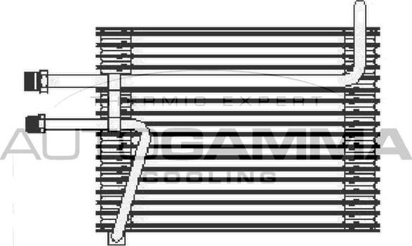 Autogamma 112210 - Evaporator, air conditioning car-mod.net