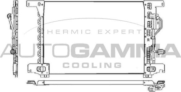 Autogamma 304486 - Condenser, air conditioning car-mod.net