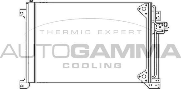 Autogamma 304500 - Condenser, air conditioning car-mod.net
