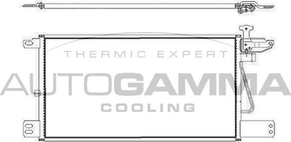 Autogamma 304799 - Condenser, air conditioning car-mod.net