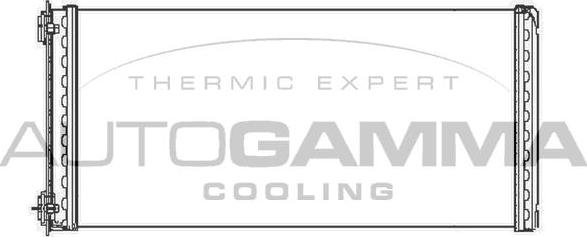 Autogamma 304760 - Heat Exchanger, interior heating car-mod.net