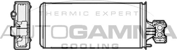 Autogamma 300995 - Heat Exchanger, interior heating car-mod.net