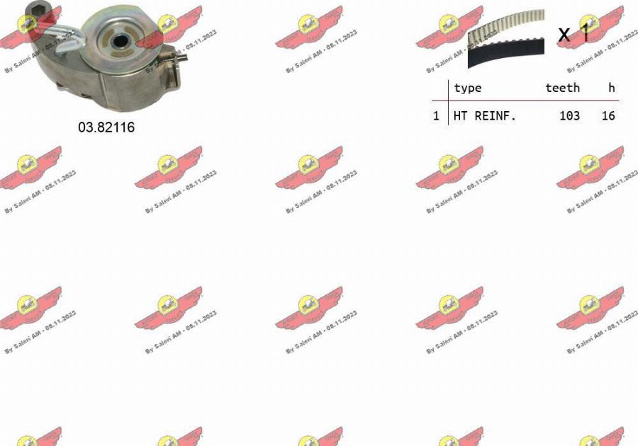 Autokit 04.5494 - Timing Belt Set car-mod.net