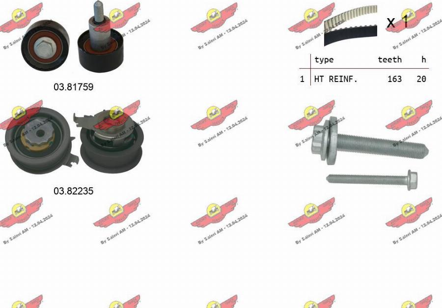Autokit 04.5495 - Timing Belt Set car-mod.net