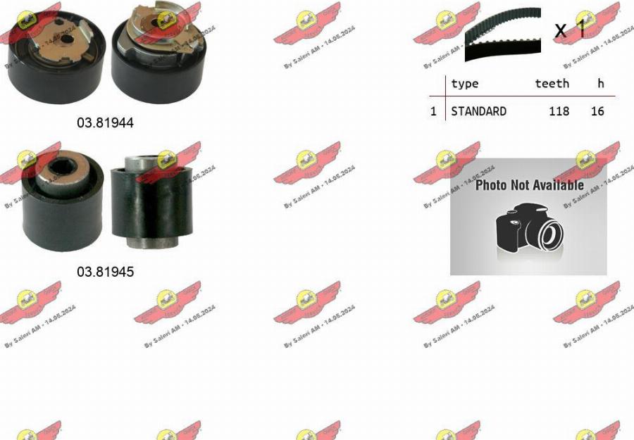 Autokit 04.5496 - Timing Belt Set car-mod.net