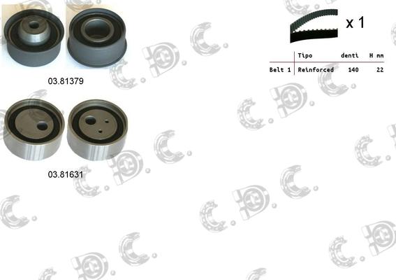 Autokit 04.5466 - Timing Belt Set car-mod.net