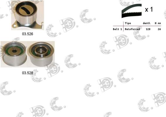 Autokit 04.5414 - Timing Belt Set car-mod.net