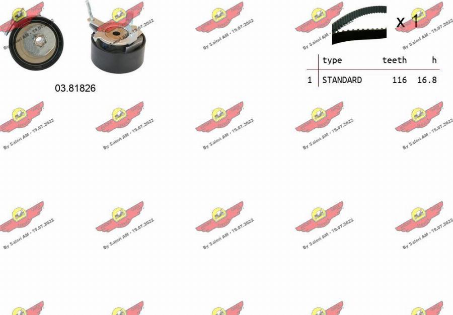 Autokit 04.5484 - Timing Belt Set car-mod.net